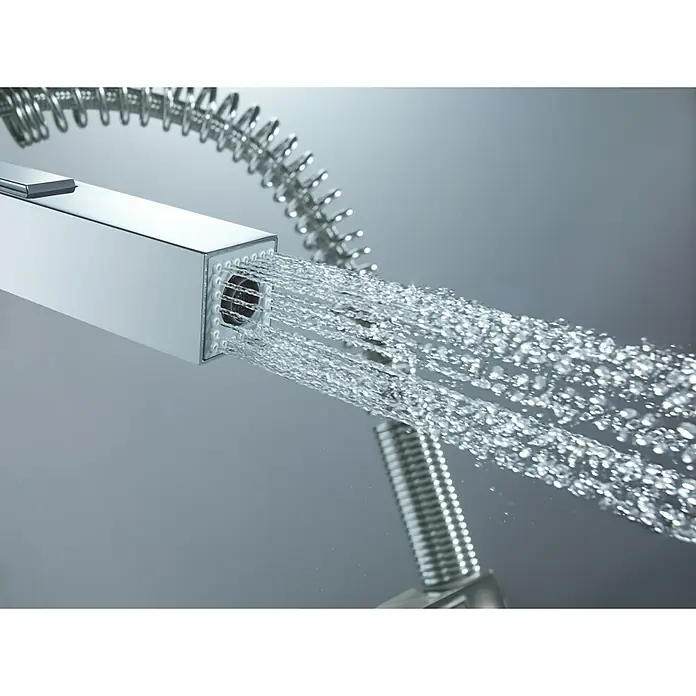Grohe Eurocube Spültischarmatur - Chrom, Glänzend, Spiralfeder - Detailaufnahme