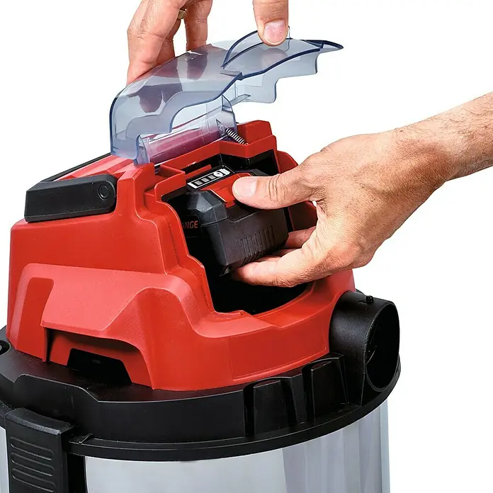 Einhell Power X-Change Akku-Nass-Trockensauger TC-VC 18/20 Li S - 18 V, Ohne Akku, Behältervolumen: 20 l
