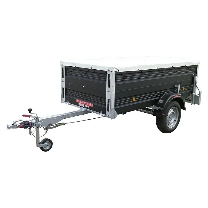 Pongratz Anhänger Tieflader LPA 250/13 G-AL-STK - Nutzlast: 1.065 kg, Einachser, Kasteninnenmaß: 251 x 137 x 36 cm, Gebremst