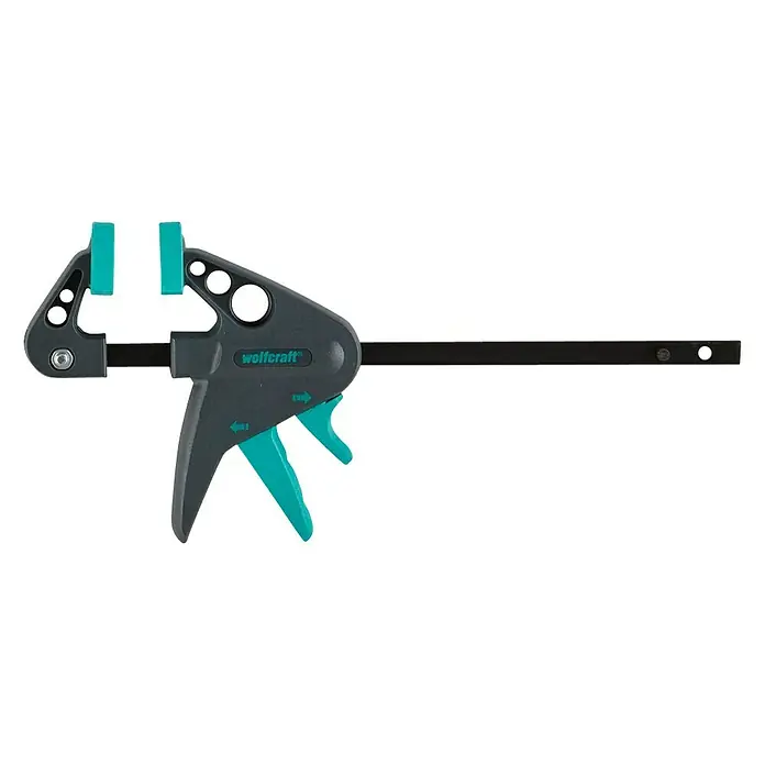 Wolfcraft Mini jednoručna stega EHZ - Raspon: 110 mm, Raspon: 100 - 210 mm
