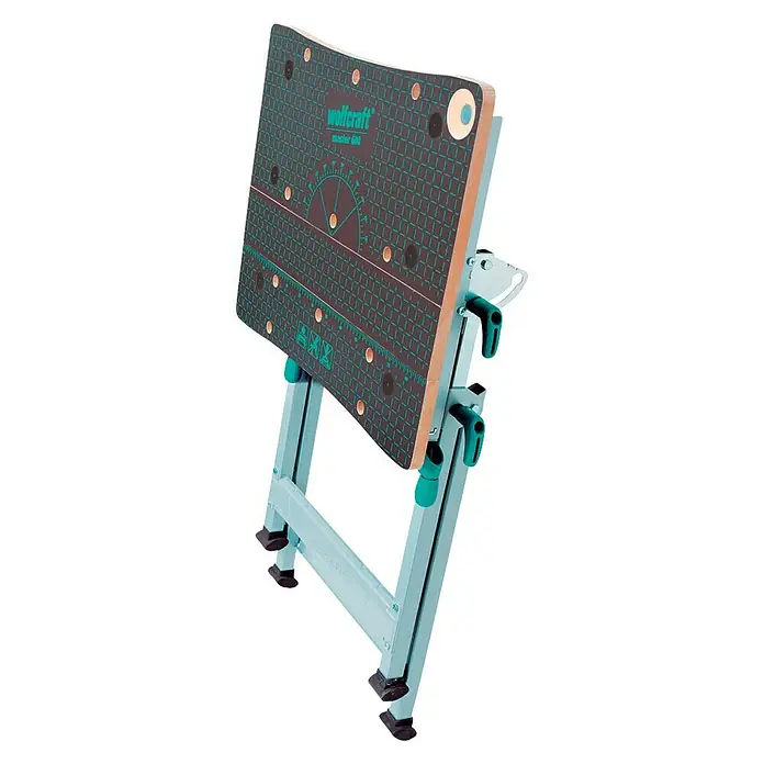 Wolfcraft Master Sklopivi radni stol Master 600 - Radna visina: 780 mm - 950 mm, Veličina radnog dijela: 65 x 42 cm