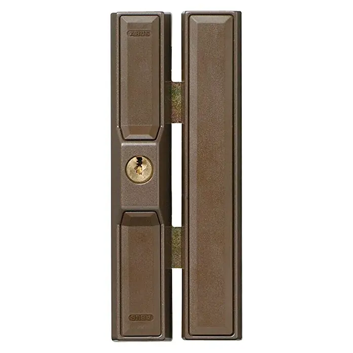 Abus Cerradura adicional para ventanas FTS88 - Marrón, Apertura universal