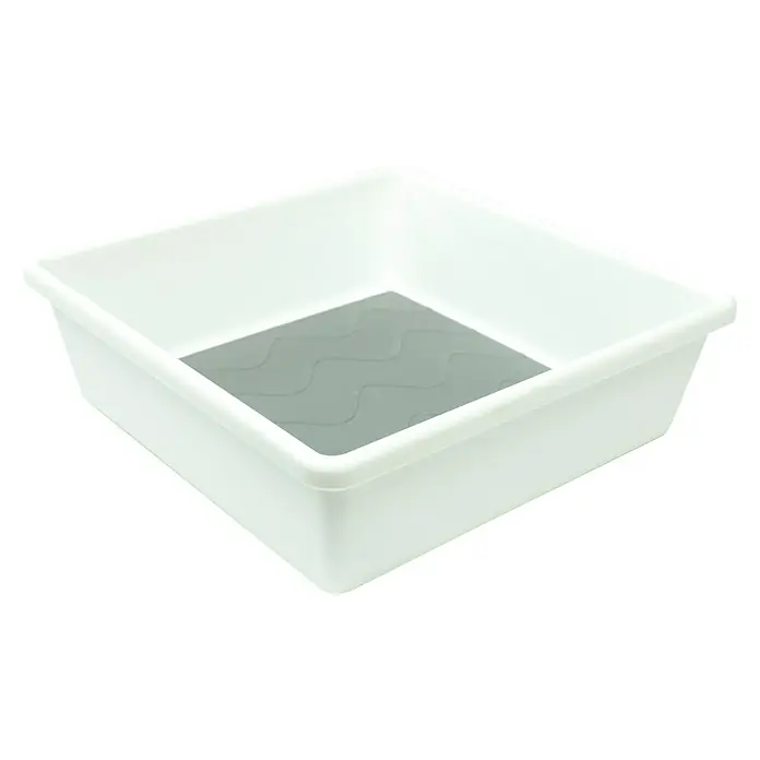Deblanch Organizador - 17 x 17 x 5 cm, Blanco