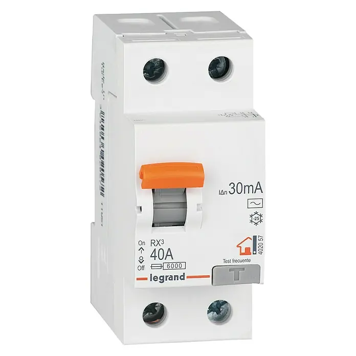 Legrand Interruptor diferencial automático bipolar - C, 40 A, 2 polos
