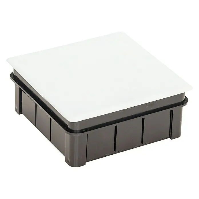 Famatel Caja de empotrar con garra - Con tapa, L x An x Al: 10 x 10 x 4,5 cm