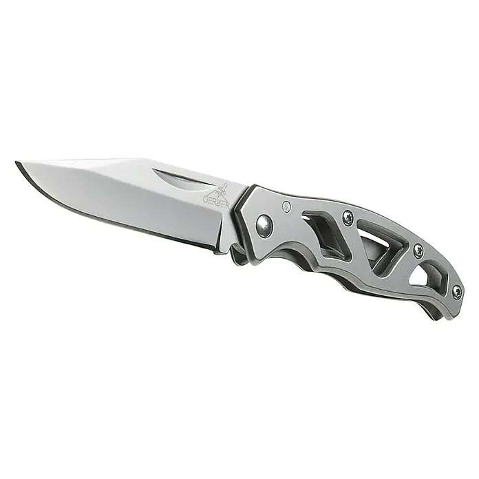 Gerber Cuchillo multiuso Mini Paraframe de borde fino - Longitud de la hoja: 76 mm, Cuchilla bloqueable