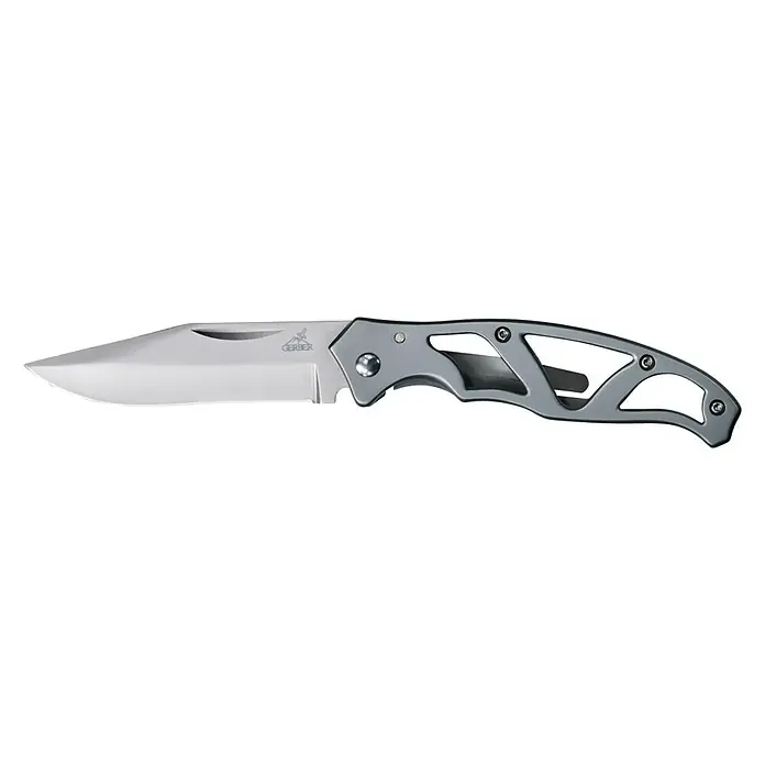 Gerber Cuchillo multiuso Mini Paraframe de borde fino - Longitud de la hoja: 76 mm, Cuchilla bloqueable