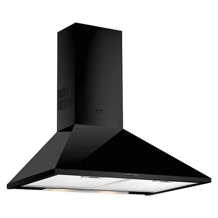 Teka Campana de pared DBB 60 - Ancho: 60 cm, Potencia de aire máx.: 380 m³/h, Negro
