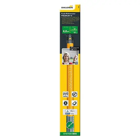Schellenberg  Funk-Rohrmotor Mini Premium 10