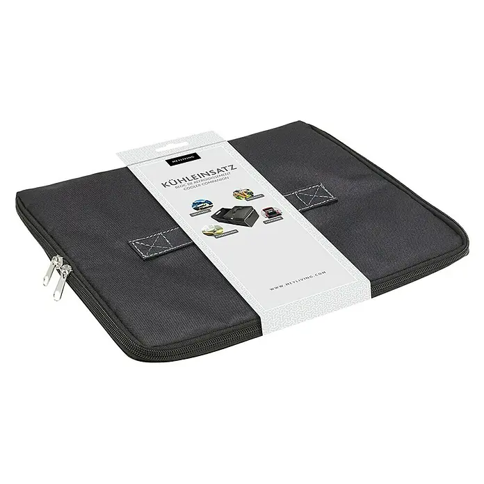 Meyliving Kühltasche - L x B x H: 30 x 25 x 20 cm, Schwarz - Ansicht von oben