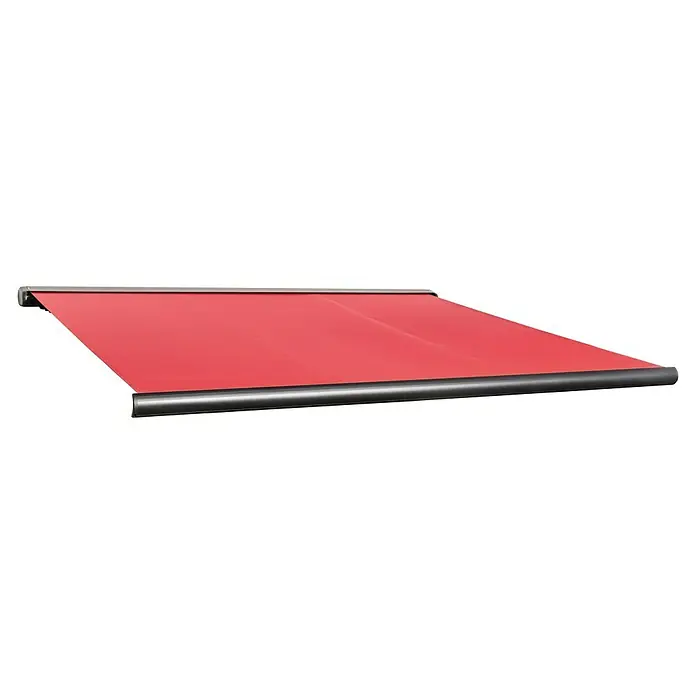 Sunfun Cassettezonnescherm, led - Rood, Breedte: 5 m, Uitval: 3 m