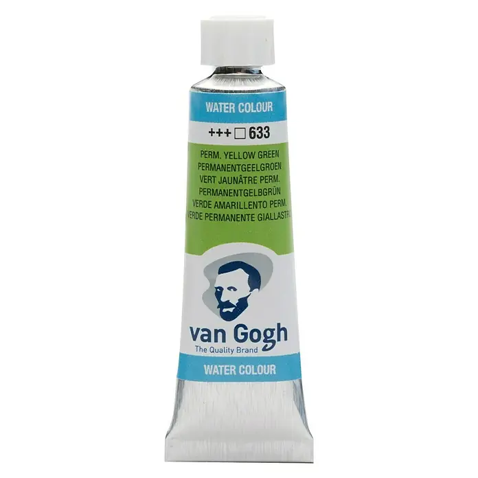 Talens Van Gogh Acuarela - Verde amarillo permanente, 10 ml, Tubo