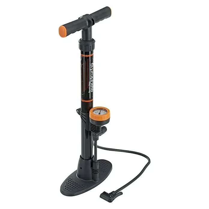 Prophete Standpumpe - Max. 11 bar, Manometer - Vorderansicht