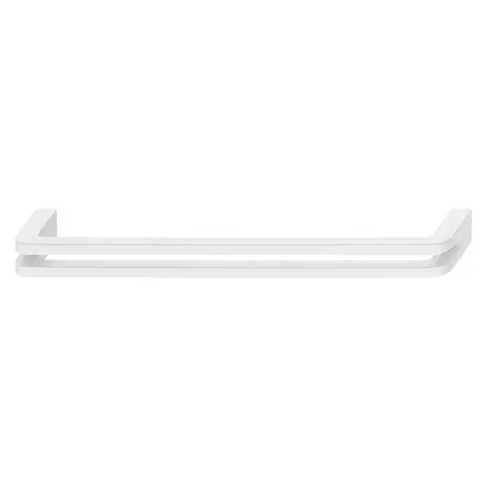 Häfele Tirador para muebles - Tipo de tirador del mueble: Estribo, L x An x Al: 170 x 28 x 18 mm, Otros, Blanco - Vista frontal
