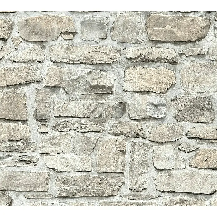 AS Creation Il Decoro Vliestapete Steine - Beige/Grau, Steinoptik, 10,05 x 0,53 m - Detailaufnahme