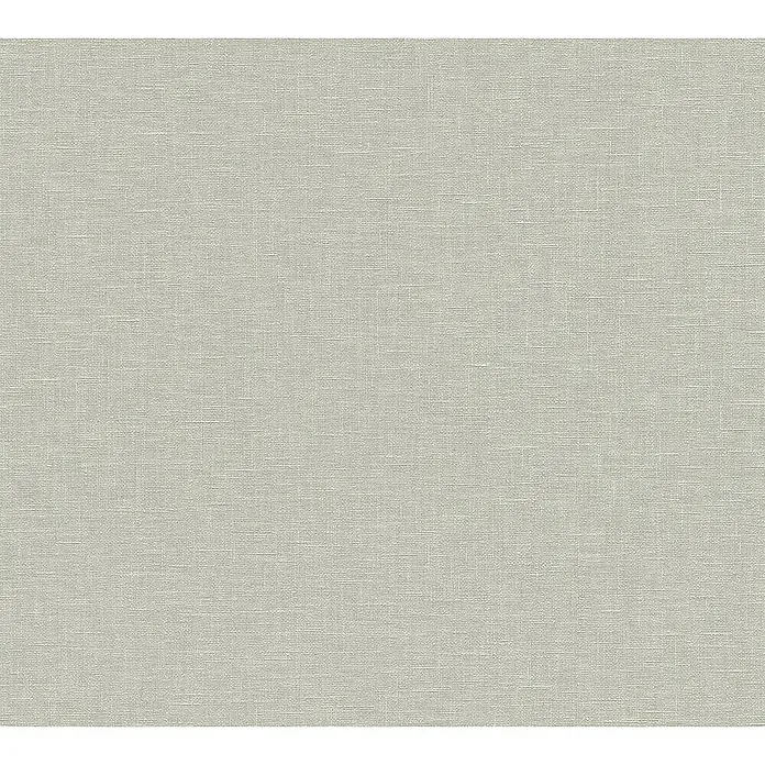 AS Creation Linen Style Vliestapete Meliert - Grau, Uni, 10,05 x 0,53 m - Detailaufnahme