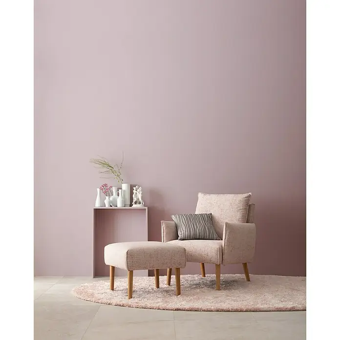 SCHÖNER WOHNEN-Farbe Wandfarbe Designfarbe - Elegantes Puderrosa, 2,5 l, Matt - Stimmungsaufnahme