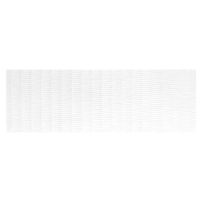 Revestimiento cerámico Eclipse Decor - 24 x 69 cm, Blanco, Rectificado, Efecto cemento