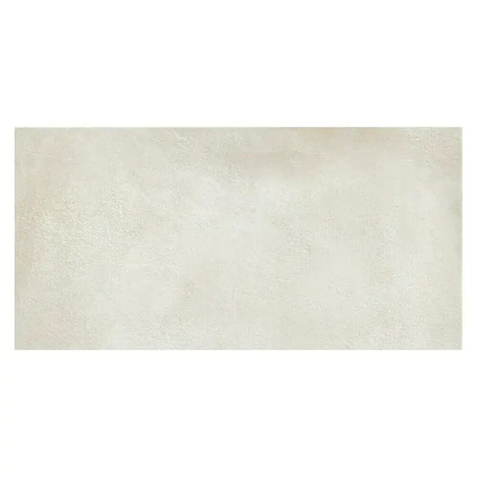Pavimento porcelánico Fattoamano - 30 x 60 cm, Blanco, Efecto cemento