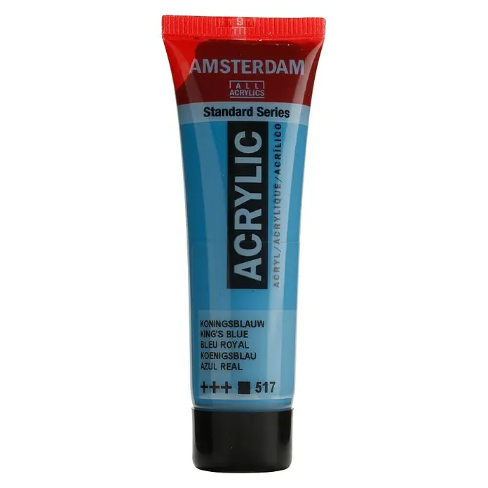 Talens Amsterdam Pintura acrílica Standard - Azul real, 20 ml, Tubo
