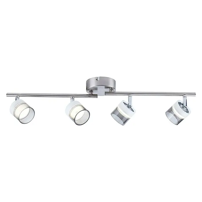 Regleta LED Reese - 20 W, L x An x Al: 68 x 9 x 6 cm, Níquel satinado, Blanco neutro