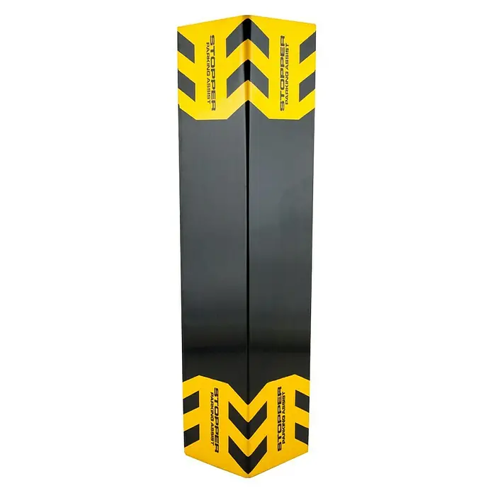 Protector para esquina - An x L: 80 x 370 mm, Amarillo/Negro