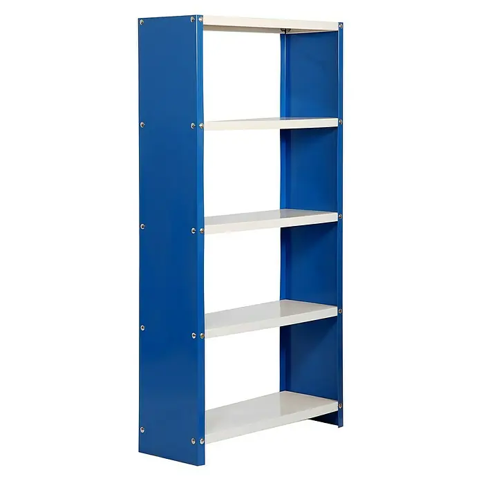 Simonrack Simonhome Estantería metálica Habitat Color Mini - L x An x Al: 30 x 60 x 160 cm, Capacidad de carga: 100 kg/balda, Número de baldas: 5 ud., Azul