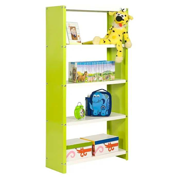 Simonrack Simonhome Estantería metálica Habitat Color Plus - L x An x Al: 30 x 80 x 160 cm, Capacidad de carga: 100 kg/balda, Número de baldas: 5 ud., Verde