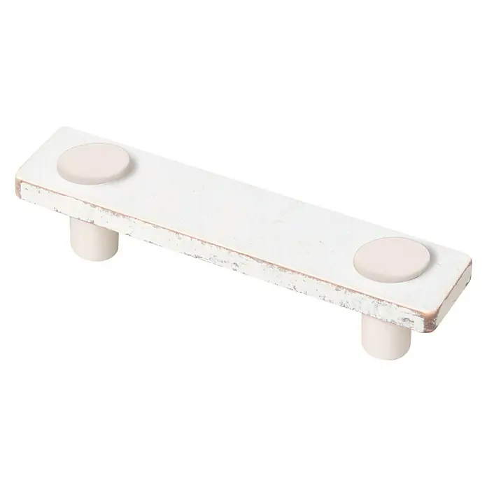 Nesu Tirador para muebles Shabby - L x An x Al: 13,5 x 3 x 3,2 cm, Madera