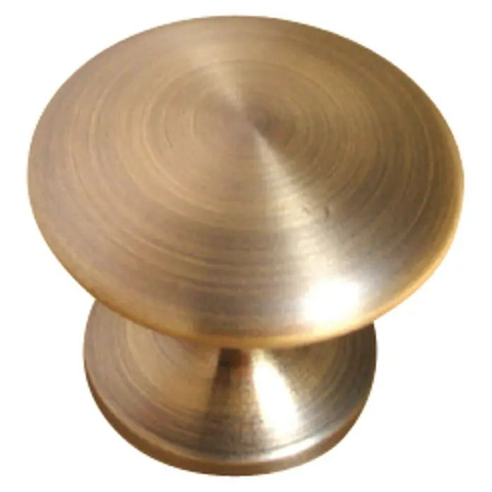 Nesu Pomo para muebles 25315 - Ø x Al: 30 x 27 mm, Acero, Dorado