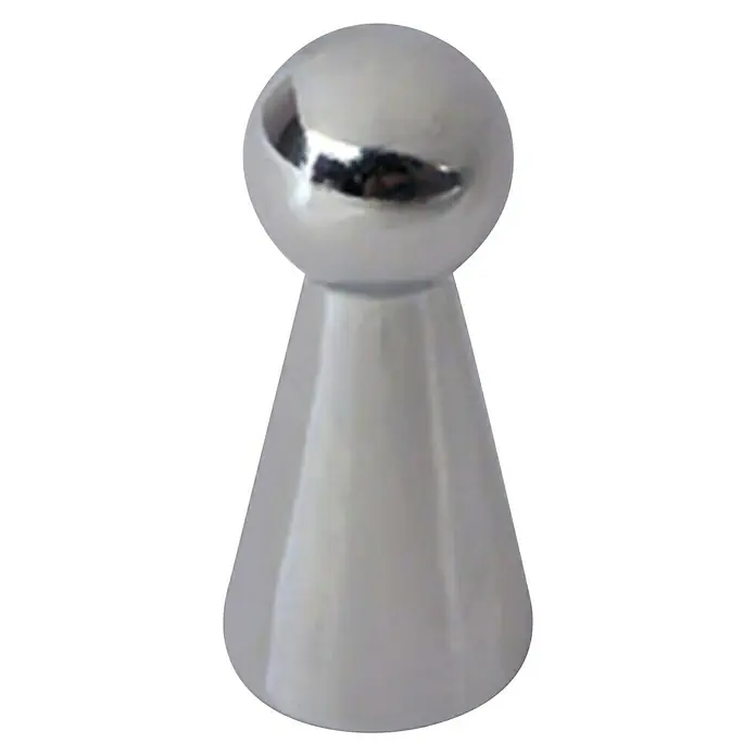 Nesu Pomo para muebles 15201 - Ø x Al: 11 x 25 mm, Acero, Cromado, Cromo
