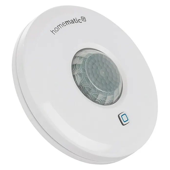 Homematic IP Bewegungsmelder HmIP-SPI - Batteriebetrieben, Ø x H: 10 x 2,9 cm, Bewegungssensorik, 105 ° - Rechte Seitenansicht