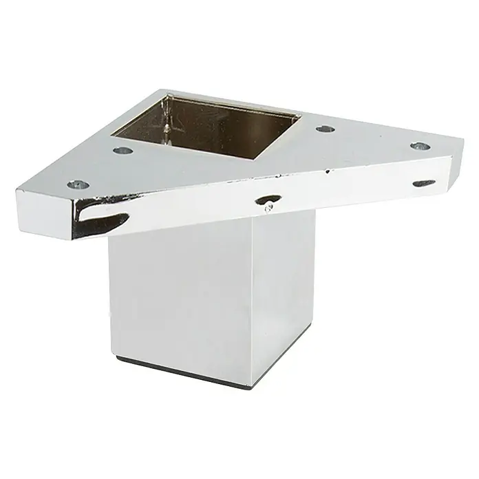 Pata para muebles 972 - L x An x Al: 4 x 8 x 6 cm, Cromo
