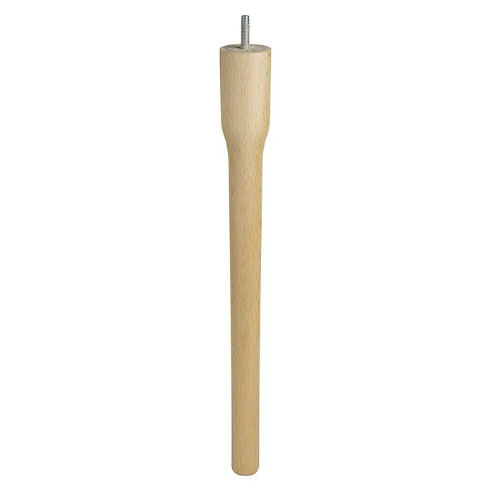 Pata para muebles 2-935.400.90 - Ø x L: 46 mm x 40 cm, Haya