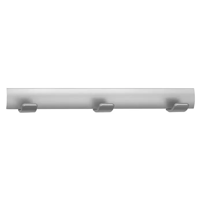 Inofix Perchero 3093 - L x An x Al: 38,4 x 5 x 4,6 cm, Número de ganchos: 3 ud., Cromo