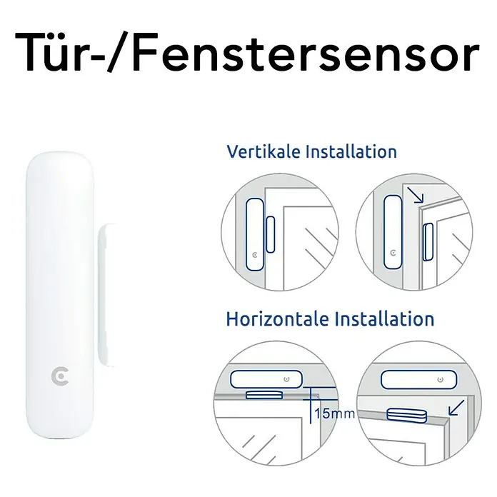 Clarer Alarmanlagen-Set C3 - Geeignet für: 40 Sensoren, WLAN - Detailaufnahme