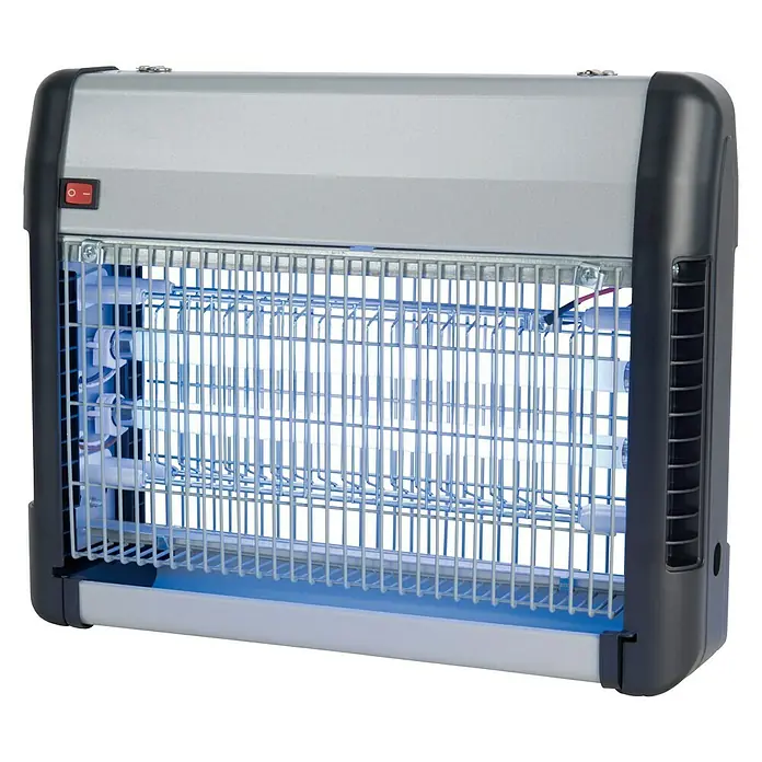 Matamoscas eléctrico UV-LED 23 W - Blanco, 230 V, 2 luces