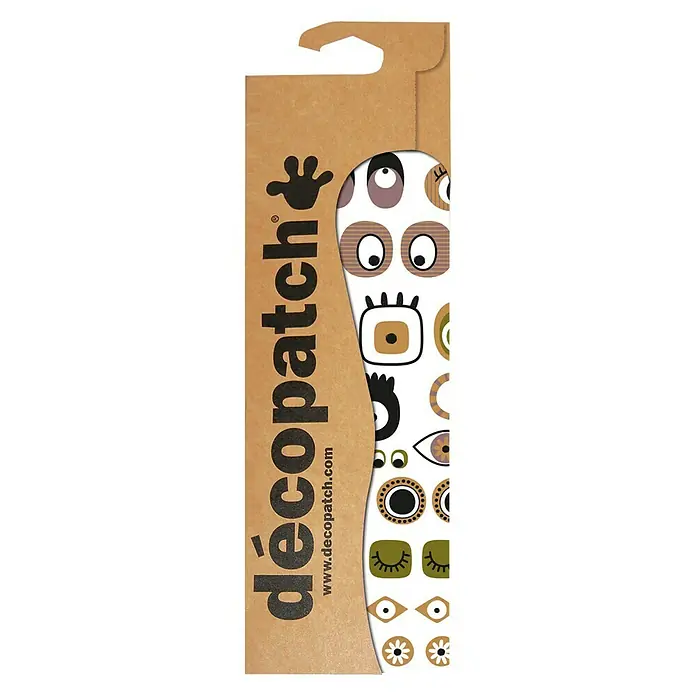 Décopatch Papel decorativo Ojos - Multicolor, 3 ud., 40 x 30 cm
