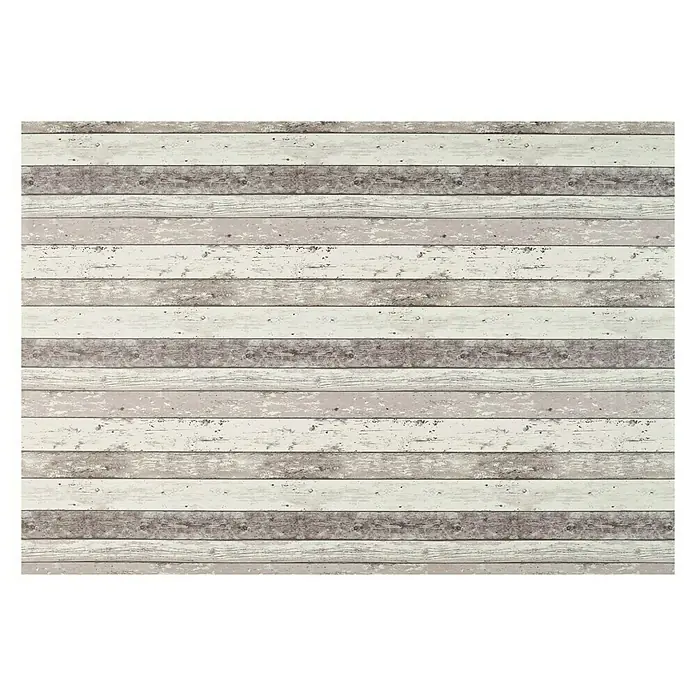 Mantel para mesa a metros Manhattan Madera - Ancho: 140 cm, Marrón