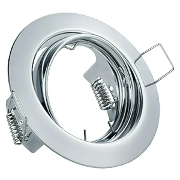 Trio Lighting Foco empotrable Jura - 15 W, GU10, Cromo, Diámetro: 8,3 cm
