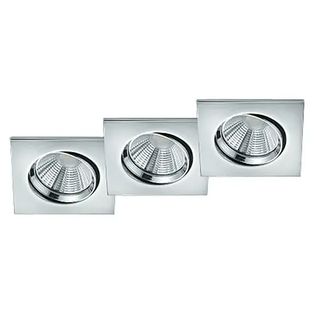 Trio Lighting  Set de focos LED empotrables Pamir cuadrado