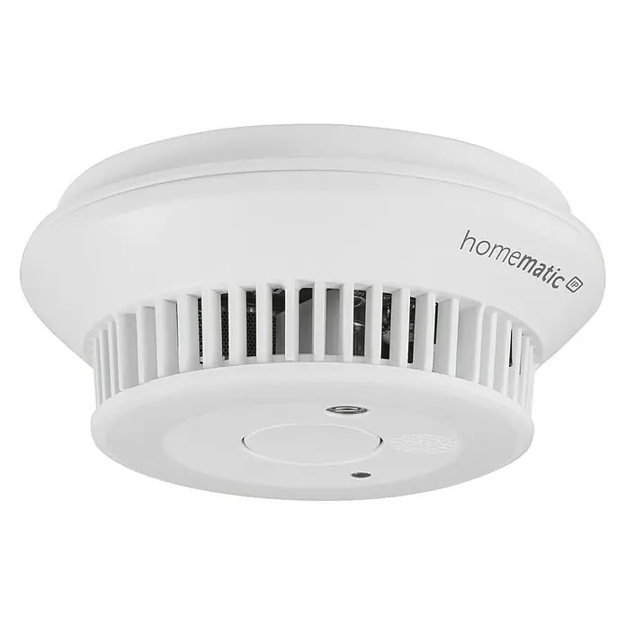 Homematic IP Funkrauchwarnmelder HmIP-SWSD - Batteriebetrieben, Ø x H: 11 x 4,5 cm - Ansicht von unten