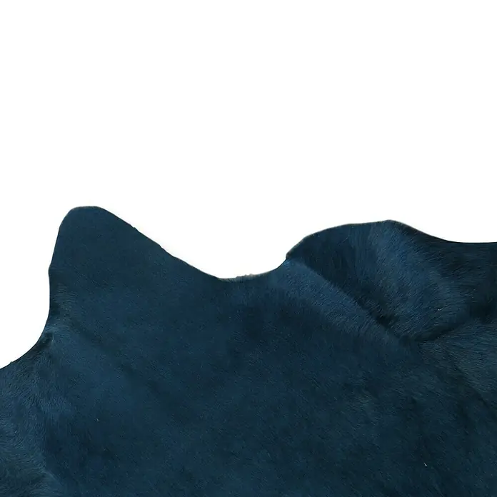 Esbeco Deko-Kuhfell - Blau, 100 % Echtfell, Fläche ca.: 3 m² - 4 m² - Detailaufnahme