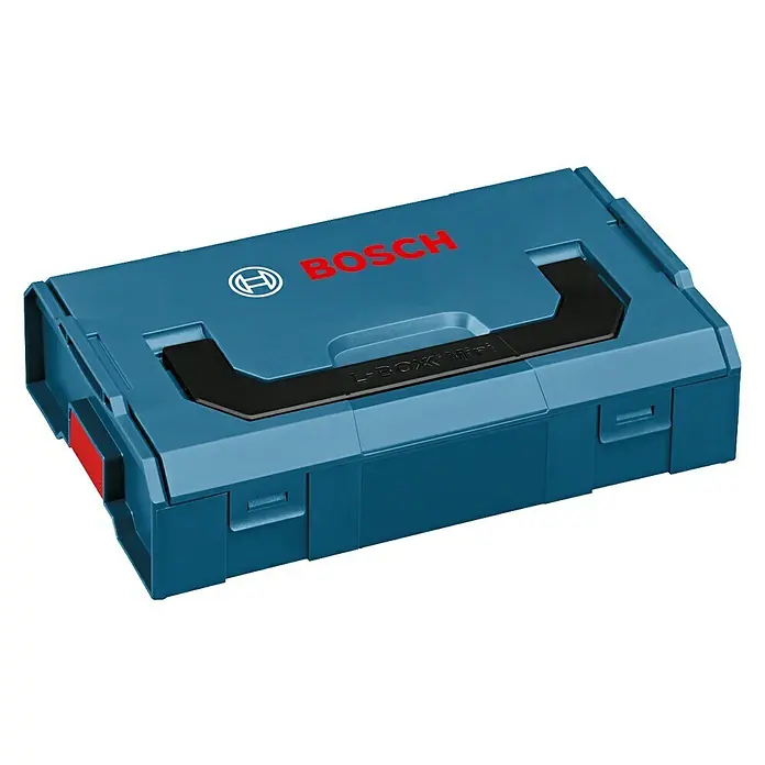 Bosch Professional Werkzeugkoffer L-Boxx Mini - L x B x H: 155 x 260 x 63 mm, Material: Polypropylen - Linke Seitenansicht