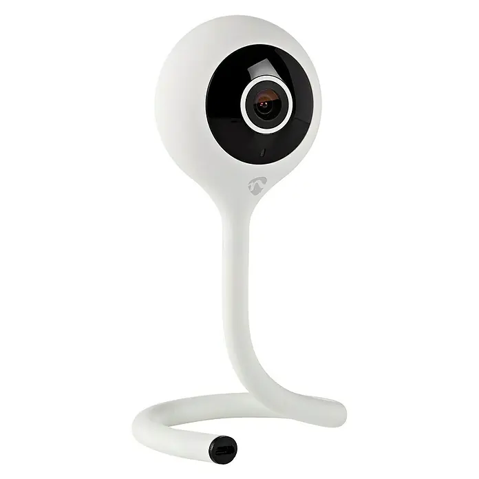 Nedis Smartlife IP-Innenkamera mit Klimasensor - Weiß, Netzbetrieben, 1.280 x 720 Pixel - Vorderansicht