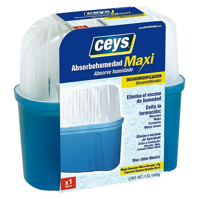 Ceys Deshumidificador Absorbehumedad Maxi - Neutral, 1 kg