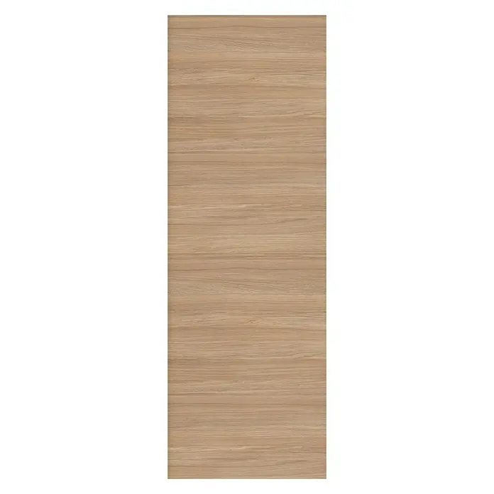 Solid Elements Puerta corredera de madera Roble Urban - 82,5 x 203 cm, Roble claro, Maciza, Con canal