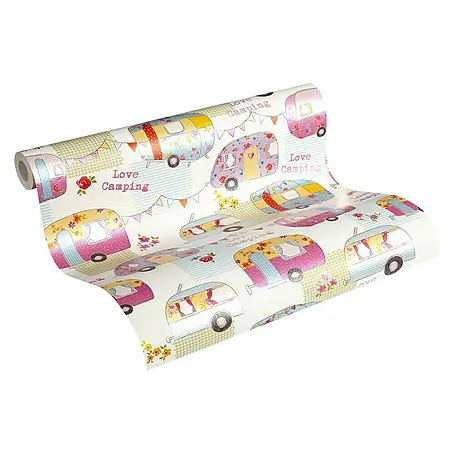 AS Creation Boys And Girls 6 Papiertapete I love camping