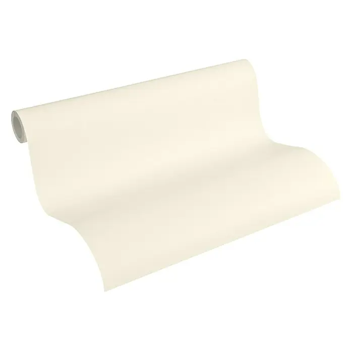 AS Creation Little Stars Vliestapete - Creme, Uni, 10,05 x 0,53 m - Ansicht von oben