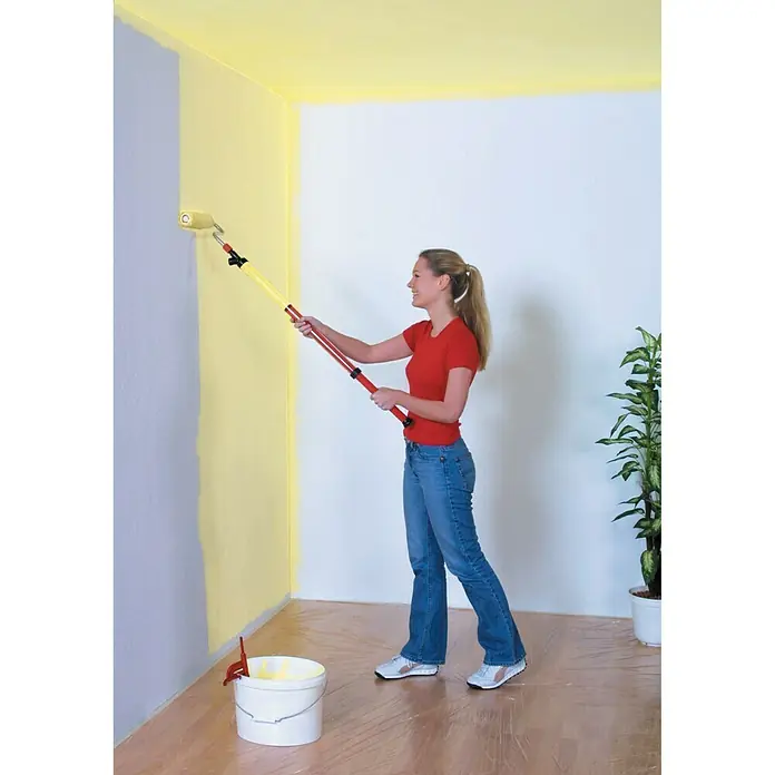Lehnartz Farbroller Paint-Stick XXL - Breite Rolle: 230 mm, Längenverstellbarkeit: 950 mm - 1.500 mm - Anwendungsbeispiel